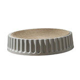 Maxbell Pet Cat Scratcher Pad Scratching Board Toy Corrugated Cardboard Pet Supplies Gray Diameter 35cm