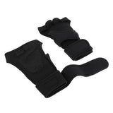 Maxbell Cycling Gloves with Shock-absorbing Half Finger Bike Racing Gloves L Black
