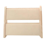 Maxbell Necklace Display Stand Storage Holder Easel Organizer for Dresser Home Decor Beige