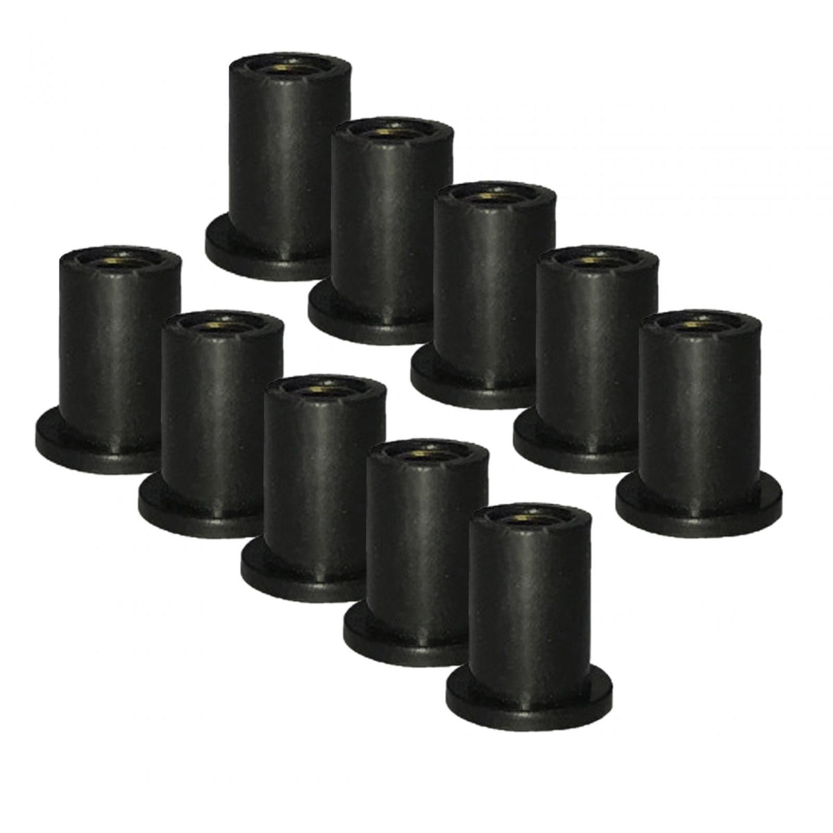 Maxbell Durable Rubber Well Nuts Cowls Fastener Metric Universal Replace 10x M4