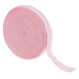 Maxbell 10 Meters Cotton Elastic Band Sewing Trims 15mm Width Light Pink