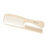 Maxbell Barber Hairdressing Comb Wide Tooth Detangling Rat Tail Sectioning Comb Yellow