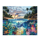 Max Full Drill DIY Diamond Painting Embroidery Cross Stitch Kit Dolphin