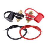 Maxbell thru Panel Battery Terminal Connectors 250A Waterproof for Rvs SUV Auto