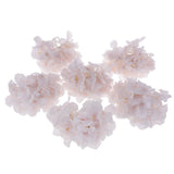 Maxbell Artificial Silk Hydrangea Flower Heads DIY Bouquet Wedding Decor Light Pink