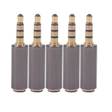 Max Maxb 5Pcs OMTP to CTIA Alloy Universal Earphone Headphone Mic Converter Adapter