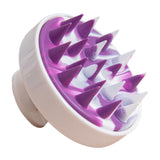 Maxbell Manual Head Scalp Massage Brush Handheld Shampoo Brush for Hotel Bath Travel violet