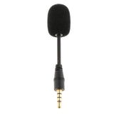 Max 3.5mm Black Stereo Mini USB Mic Microphone  3.5mm 4 Pole Pin Straight Head