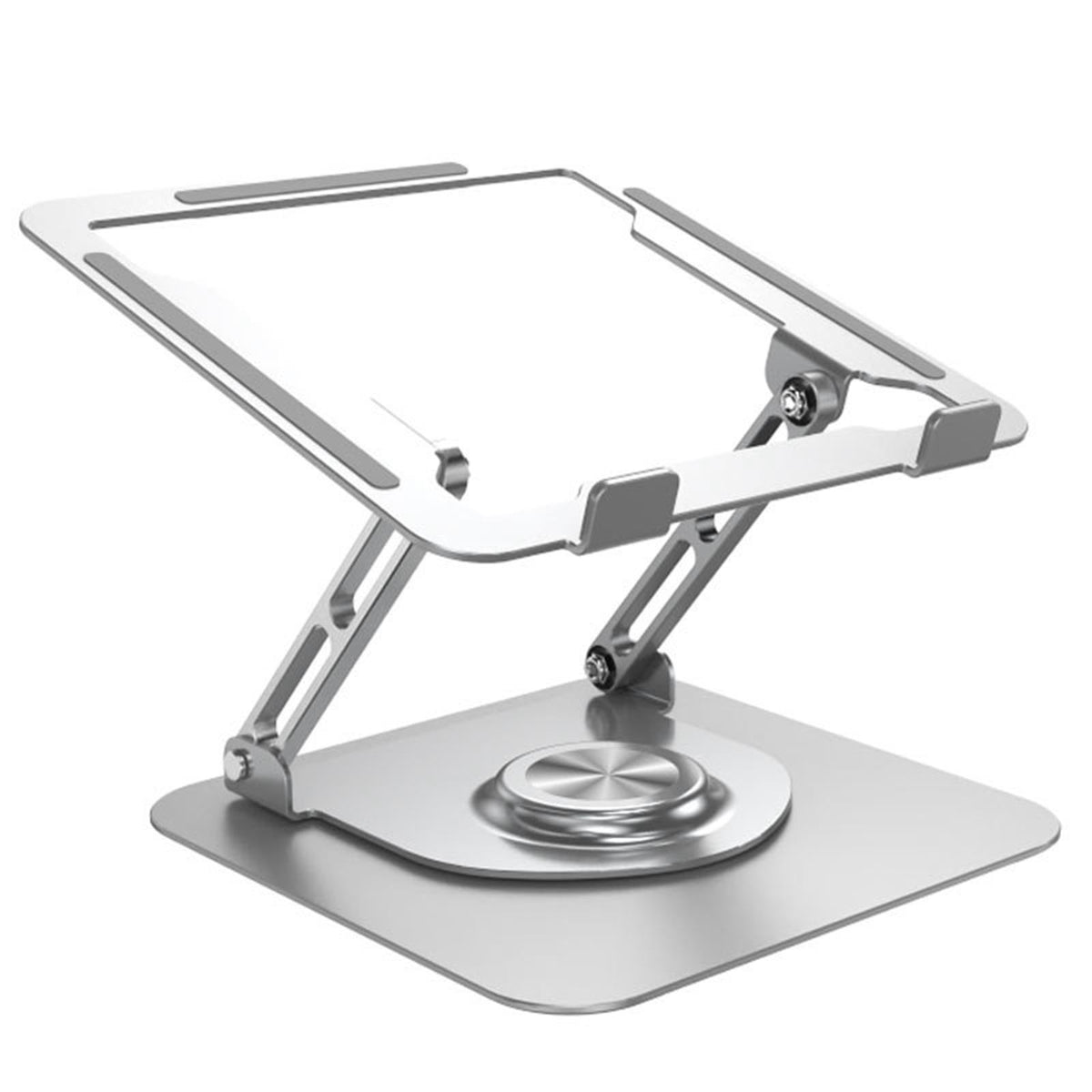 Maxbell Laptop Stand Hollow Design Portable Heat Dissipation Ergonomic for Notebooks Silver