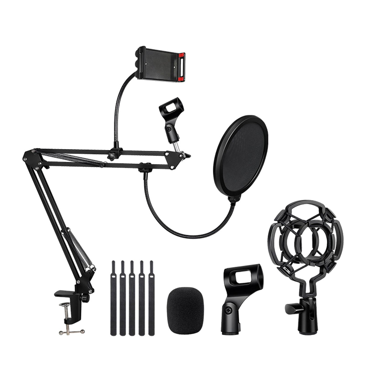 Maxbell Cantilever Mic Stand NB35 Professional Scissor Arm for Radio Broadcasting Option 4