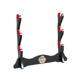 Maxbell Samurai Sword Stand Horizontal Bracket Display for Wakizashi Flute Dojo 3 Layers