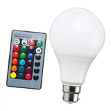 Max B22 LED Color Changing Light Bulb with Remote Control Home Decoration 5W