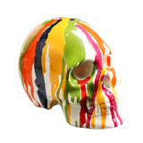 Maxbell Abstract Skull Statue Figurine Halloween Prop Ornament for Desk Shelf Office