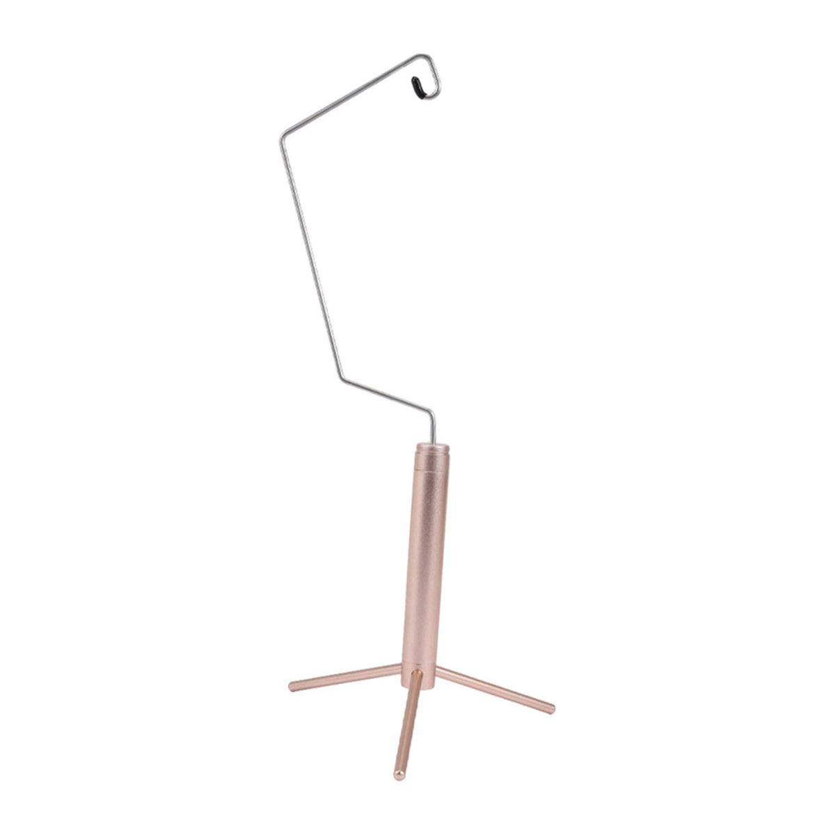 Maxbell Camping Lantern Stand Durable Metal Lamp Stand for Picnic Hiking Backpacking Rose Gold