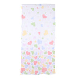 Max Heart Shape Semi Sheer Curtains Rod Pocket  100x200cm