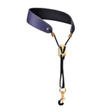 Maxbell Saxophone Neck Strap Padded Comfortable for Soprano Saxophone Bass Clarinet Blue
