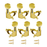 Maxbell 6x Guitar Tuning Pegs Sealed String Pegs for Classic Guitars Electric Guitar Aureate 3L3R