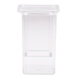 Max Transparent Toothpick Swab Box Holder Container for Restaurant Rectangle