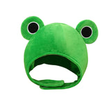 Maxbell Funny Plush Frog Hat Animal Cosplay Warm Dress Winter for Party Birthday Green