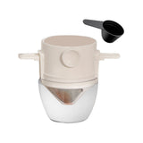 Maxbell Paperless Pour Over Coffee Maker Coffee Accessories for camping White