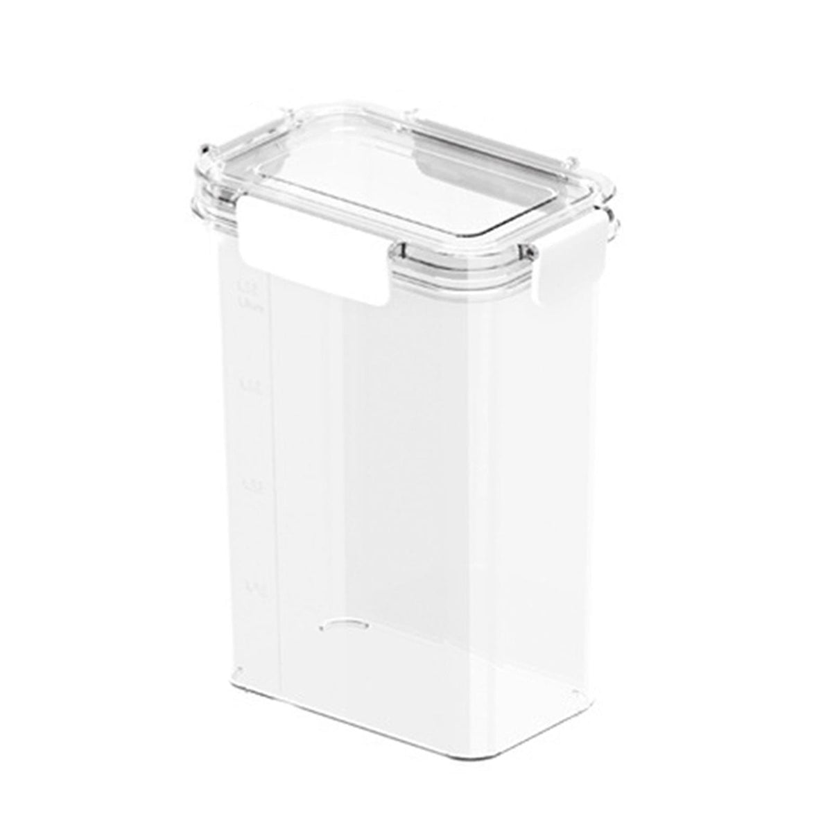Maxbell Clear Airtight Food Storage Container with lock Lids for Cereal Rice 1.6L