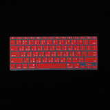 Max Traditional Taiwanese Phonetic Keyboard Film for US MackBook 11 Red