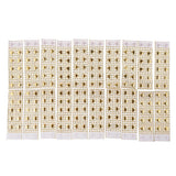 Maxbell 20pcs Love Heart Napkin Rings Serviette Holders Wedding Table Decor Gold