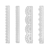 Maxbell 4 Pcs Set Cutting Dies Stencil Tools DIY Art Crafts Steel for Scrapbook