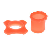 Max Maxb Wireless Microphone Mic Holder Anti-rolling Protection Rings + Bottom Red