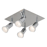 Max Maxb Wall Mounted GU10 Ceiling Spot Lights Fixtures For Bedroom Shop Warm White