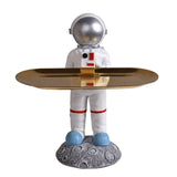 Maxbell Creative Astronaut Statue Ornament Trinkets Tray for Cabinet Decoration Style P