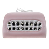 Max 15W Nail Dust Suction Collector Cleanser UV Nail Dryer Machine With 3 Fans Silver