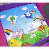 Kids Baby Hexagonal Cartoon Crawling Carpet Play Mat Rug Toy Early Learning - Aladdin Shoppers