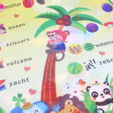 Kids Baby Hexagonal Cartoon Crawling Carpet Play Mat Rug Toy Early Learning - Aladdin Shoppers
