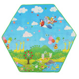 Kids Baby Hexagonal Cartoon Crawling Carpet Play Mat Rug Toy Early Learning - Aladdin Shoppers