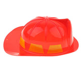 Kids Fireman Chief Safety Helmet Firefighter Hat Role Play Toy Fancy Dress Accessories –Red - Aladdin Shoppers