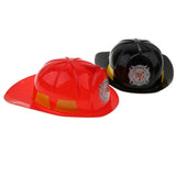 Kids Fireman Chief Safety Helmet Firefighter Hat Role Play Toy Fancy Dress Accessories –Red - Aladdin Shoppers