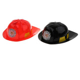 Kids Fireman Chief Safety Helmet Firefighter Hat Role Play Toy Fancy Dress Accessories –Red - Aladdin Shoppers