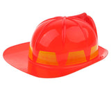 Kids Fireman Chief Safety Helmet Firefighter Hat Role Play Toy Fancy Dress Accessories –Red - Aladdin Shoppers