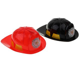 Kids Fireman Chief Safety Helmet Firefighter Hat Role Play Toy Fancy Dress Accessories –Red - Aladdin Shoppers