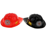 Kids Fireman Chief Safety Helmet Firefighter Hat Role Play Toy Fancy Dress Accessories –Red - Aladdin Shoppers