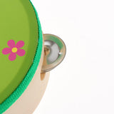 Kids Tambourine Drum Wood Hand Bell Drum Toy Safe Clapping Music Percussion Instrument Good Gift - Aladdin Shoppers