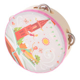 Kids Tambourine Drum Wood Hand Bell Drum Toy Safe Clapping Music Percussion Instrument Good Gift - Aladdin Shoppers