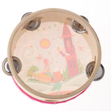 Kids Tambourine Drum Wood Hand Bell Drum Toy Safe Clapping Music Percussion Instrument Good Gift - Aladdin Shoppers