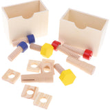 Kids Wooden Tool Box Toys Construction Role Play Pretend Repair Kits Puzzle - Aladdin Shoppers