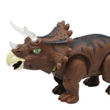 Laying Egg Dinosaur, Walking & Roaring Triceratop Battery Powered Animal with Realistic Sounds & Lights Toy Kid Girls Gifts - Aladdin Shoppers