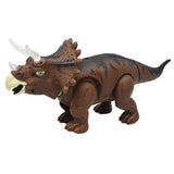 Laying Egg Dinosaur, Walking & Roaring Triceratop Battery Powered Animal with Realistic Sounds & Lights Toy Kid Girls Gifts - Aladdin Shoppers