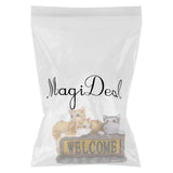 Lovely Solar Energy Light Cat Statue Animal Model Home Garden Lawn Decoration Collections Gift - Aladdin Shoppers