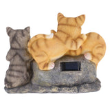 Lovely Solar Energy Light Cat Statue Animal Model Home Garden Lawn Decoration Collections Gift - Aladdin Shoppers