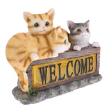 Lovely Solar Energy Light Cat Statue Animal Model Home Garden Lawn Decoration Collections Gift - Aladdin Shoppers